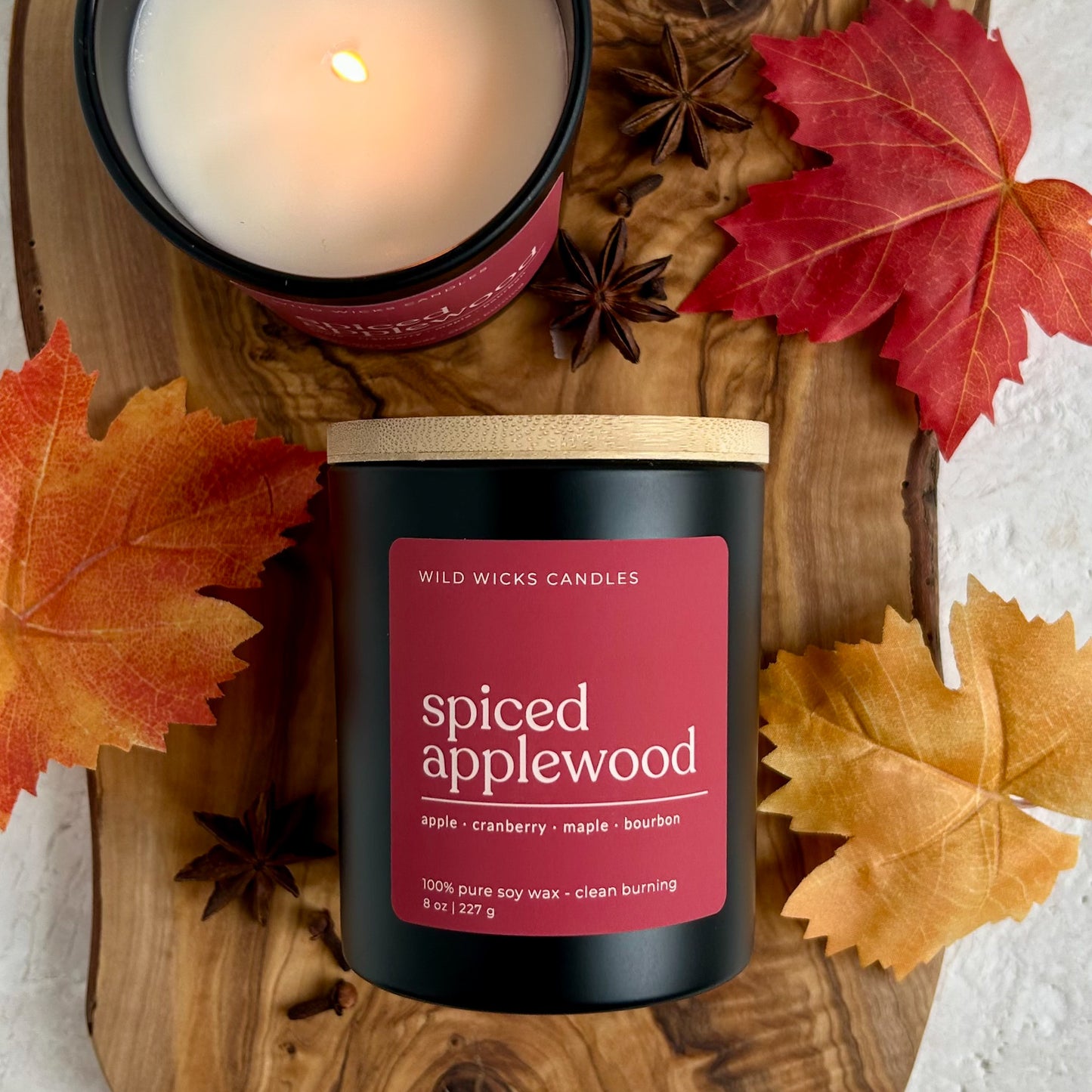 Spiced Applewood - Soy Candle - 8 oz.