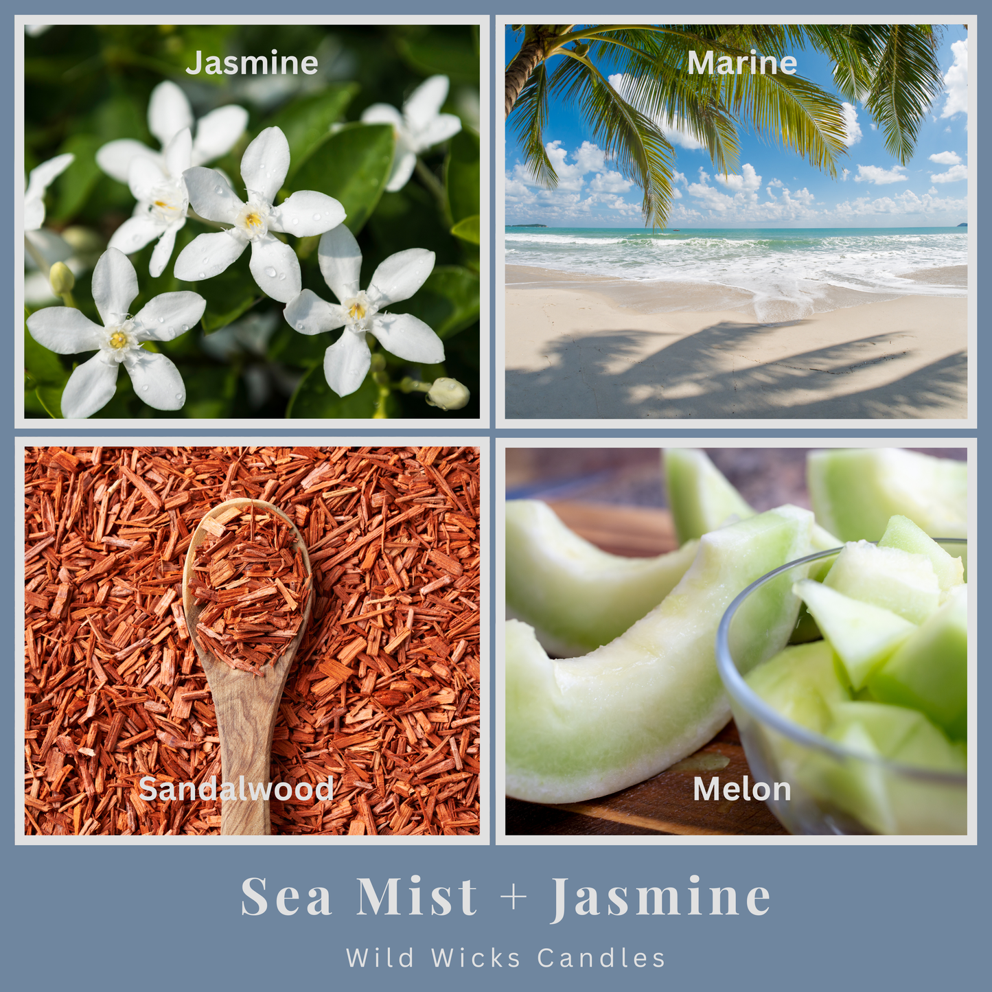 Sea Mist + Jasmine Room & Linen Spray