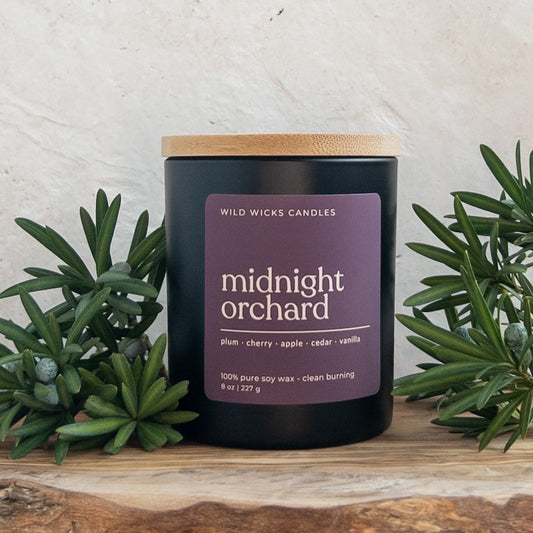 Midnight Orchard  - Soy Candle - 8 oz.