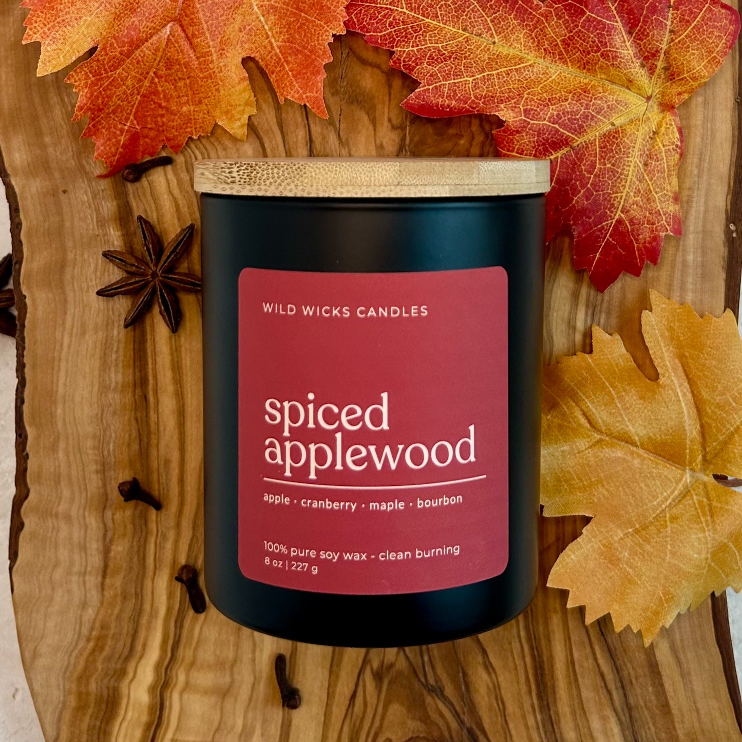 Spiced Applewood  - Soy Candle - 8 oz.