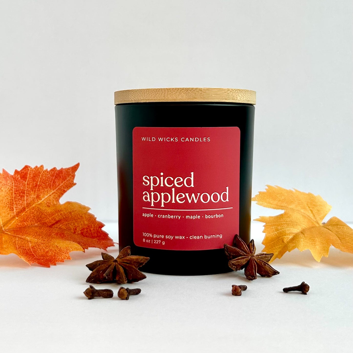 Spiced Applewood  - Soy Candle - 8 oz.