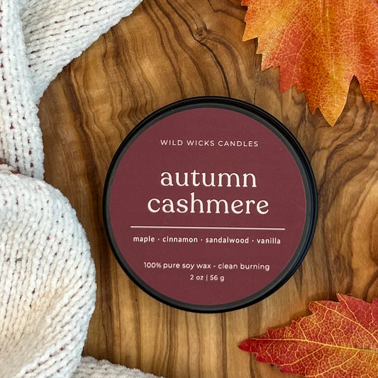 Autumn Cashmere  - Soy Candle - 2 oz.