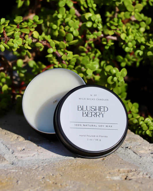 Blushed Berry  - Soy Candle - 2 oz.