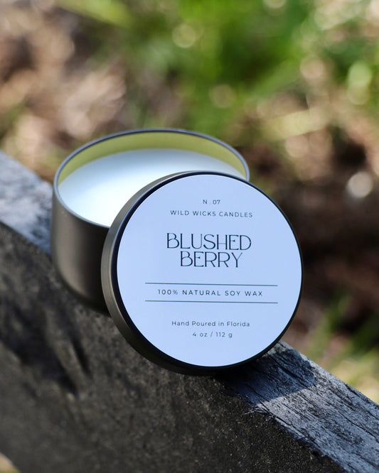 Blushed Berry  - Soy Candle - 4 oz.