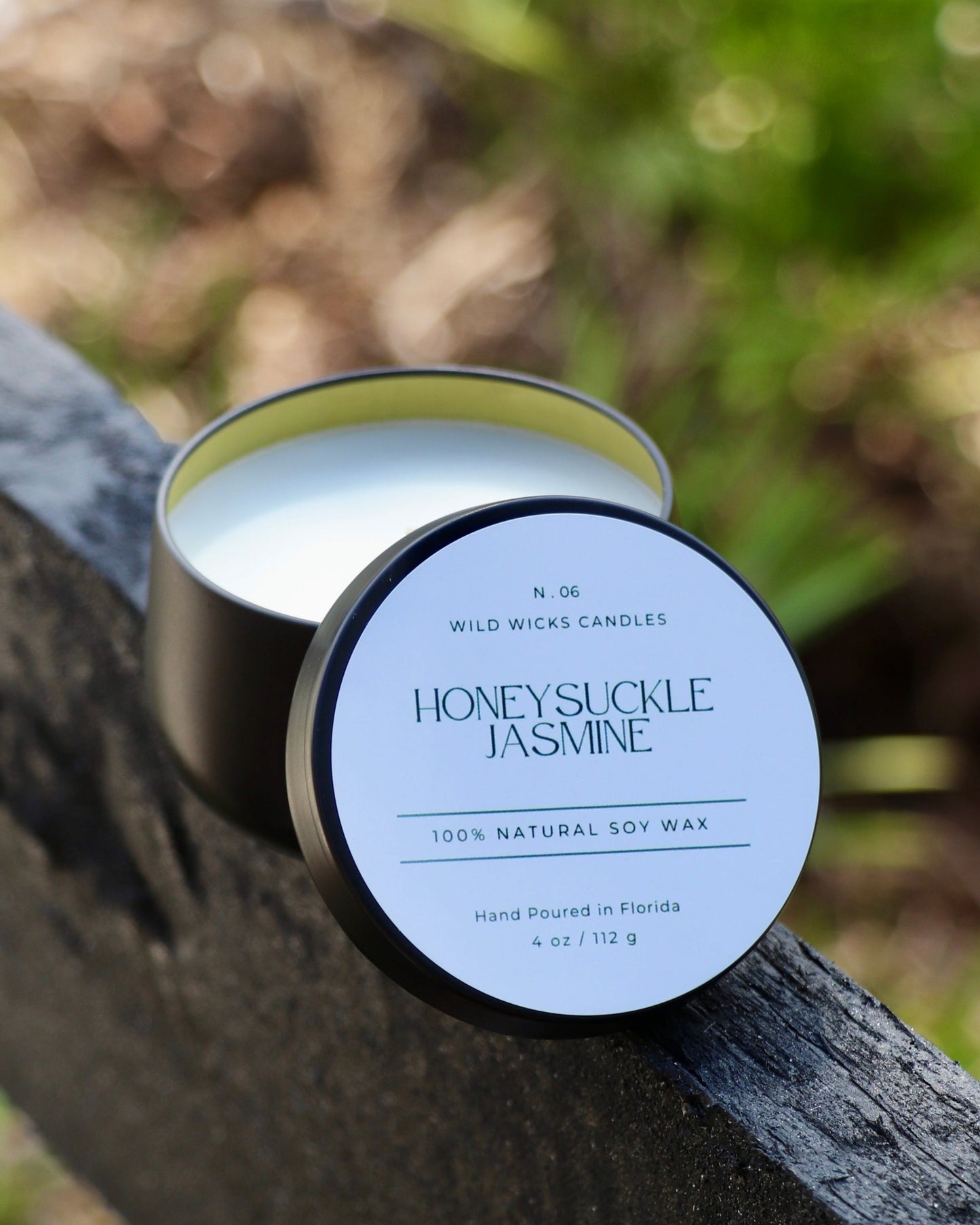 Honeysuckle Jasmine - Soy Candle - 4 oz.