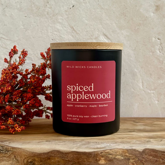 Spiced Applewood  - Soy Candle - 8 oz.
