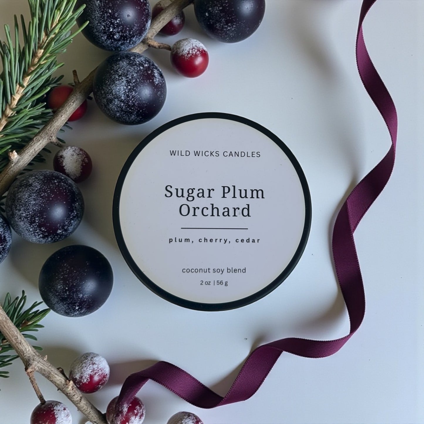 Sugar Plum Orchard 2 oz. Candle