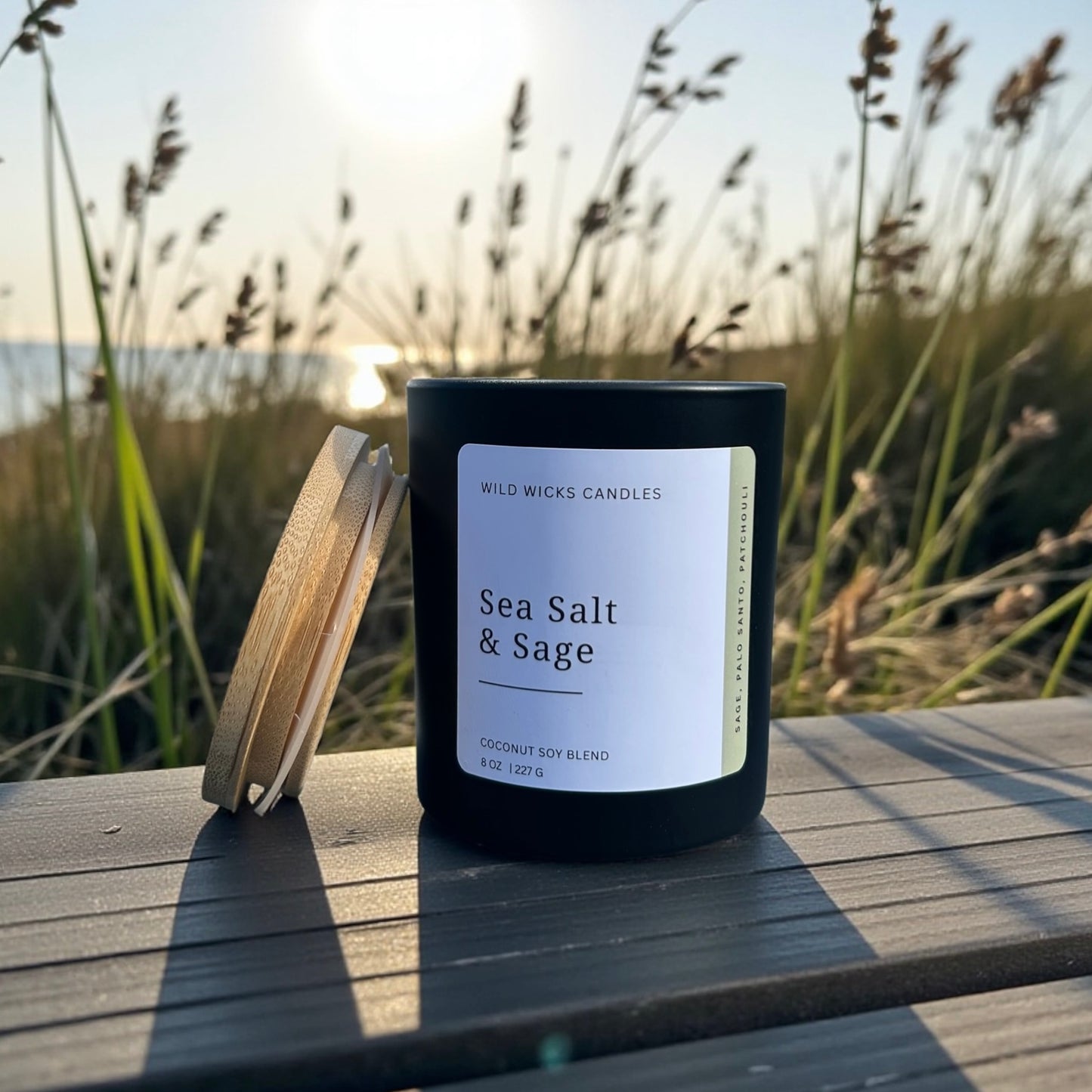 Sea Salt & Sage Candle - 8 oz.