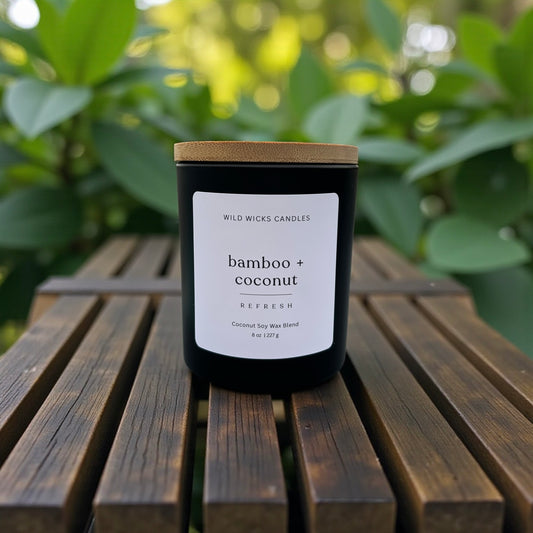 Bamboo + Coconut 8 oz. Candle