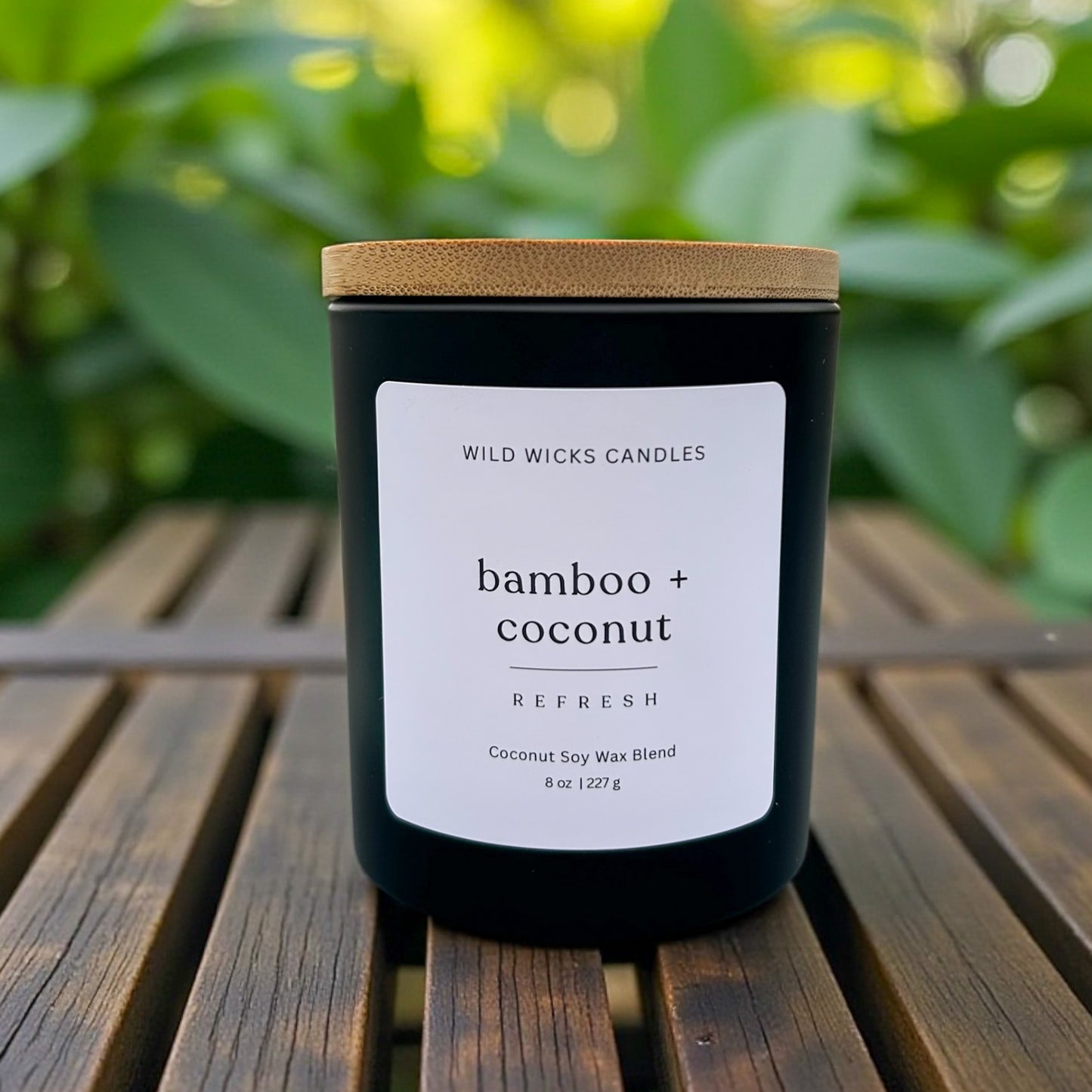 Bamboo + Coconut 8 oz. Candle