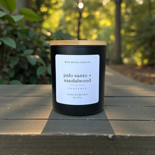 Palo Santo + Sandalwood 8 oz. Candle