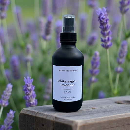 White Sage + Lavender Room & Linen Spray
