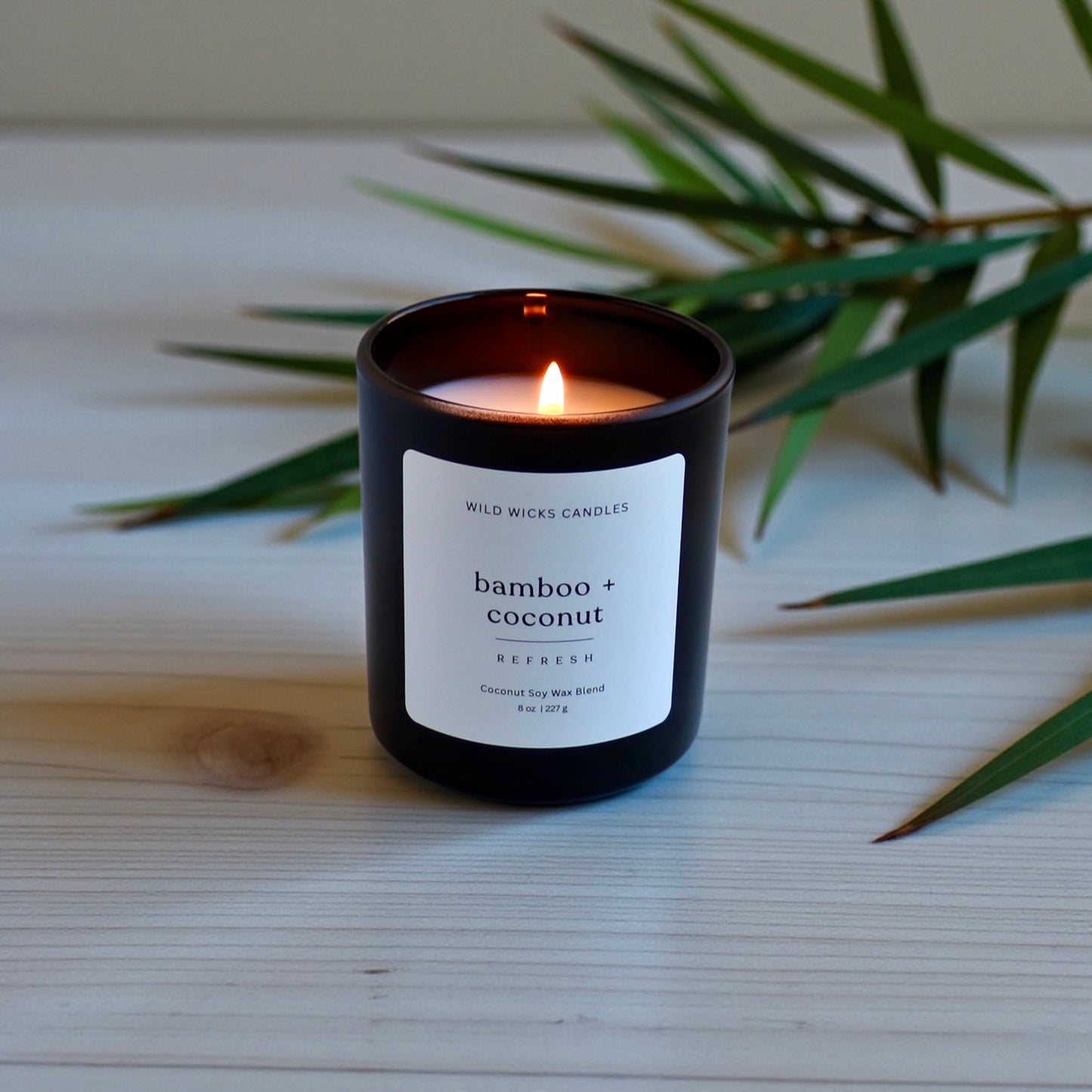 Bamboo + Coconut 8 oz. Candle