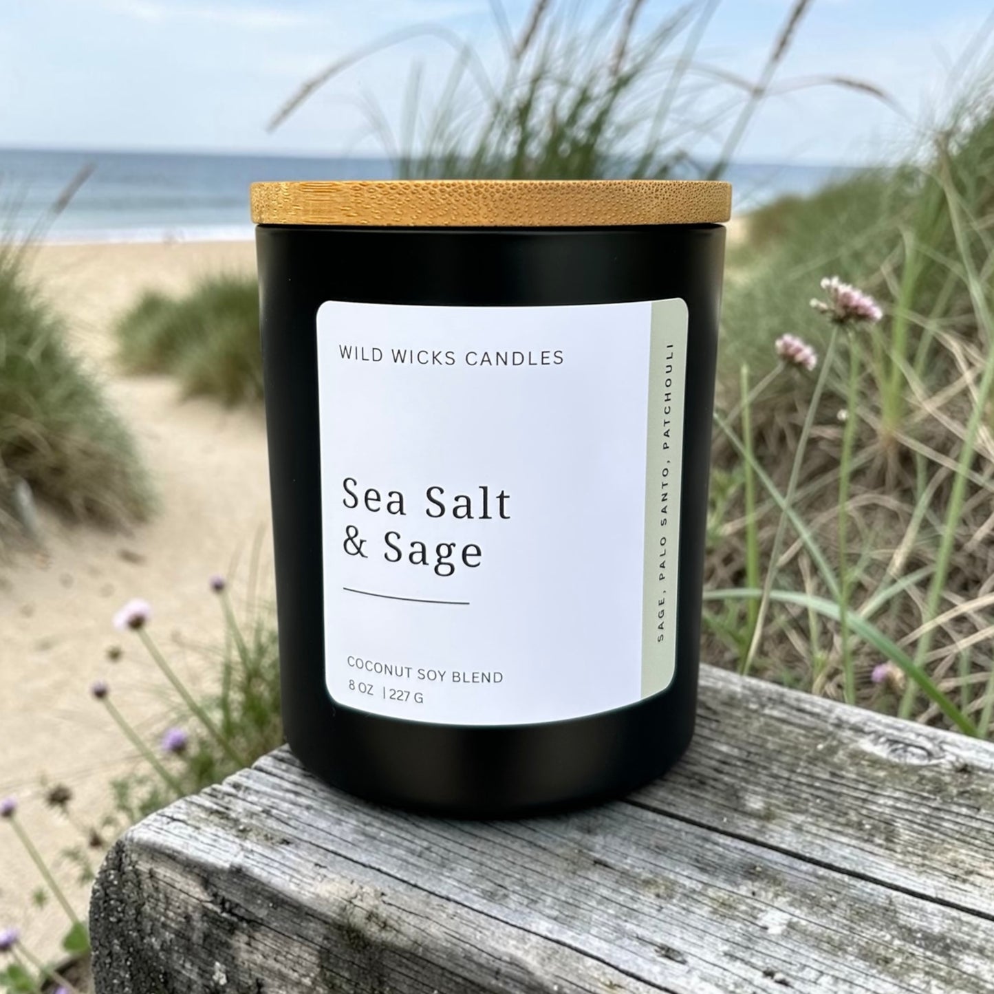 Sea Salt & Sage Candle - 8 oz.